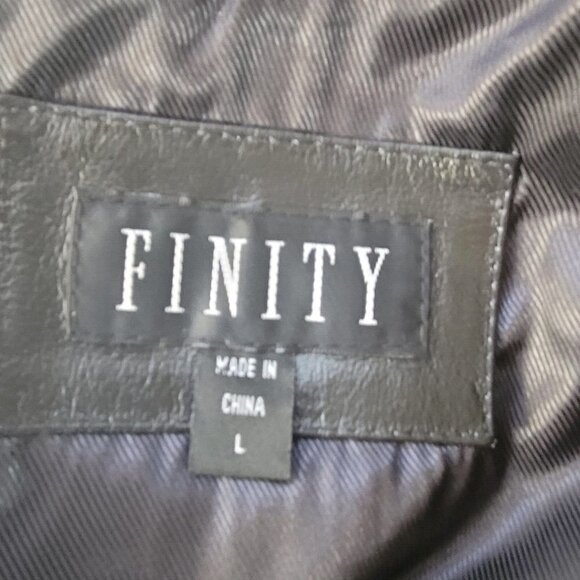 Finity Midnight Leather Jacket - Picture 12 of 12